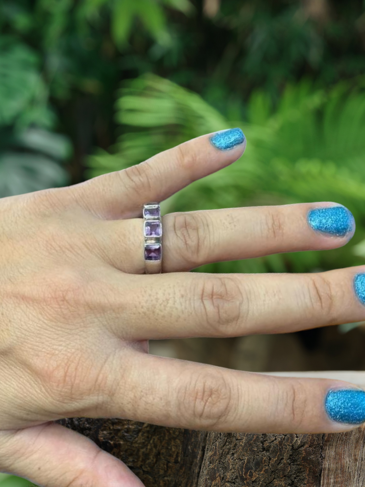 Amethyst Handmade Silver Ring