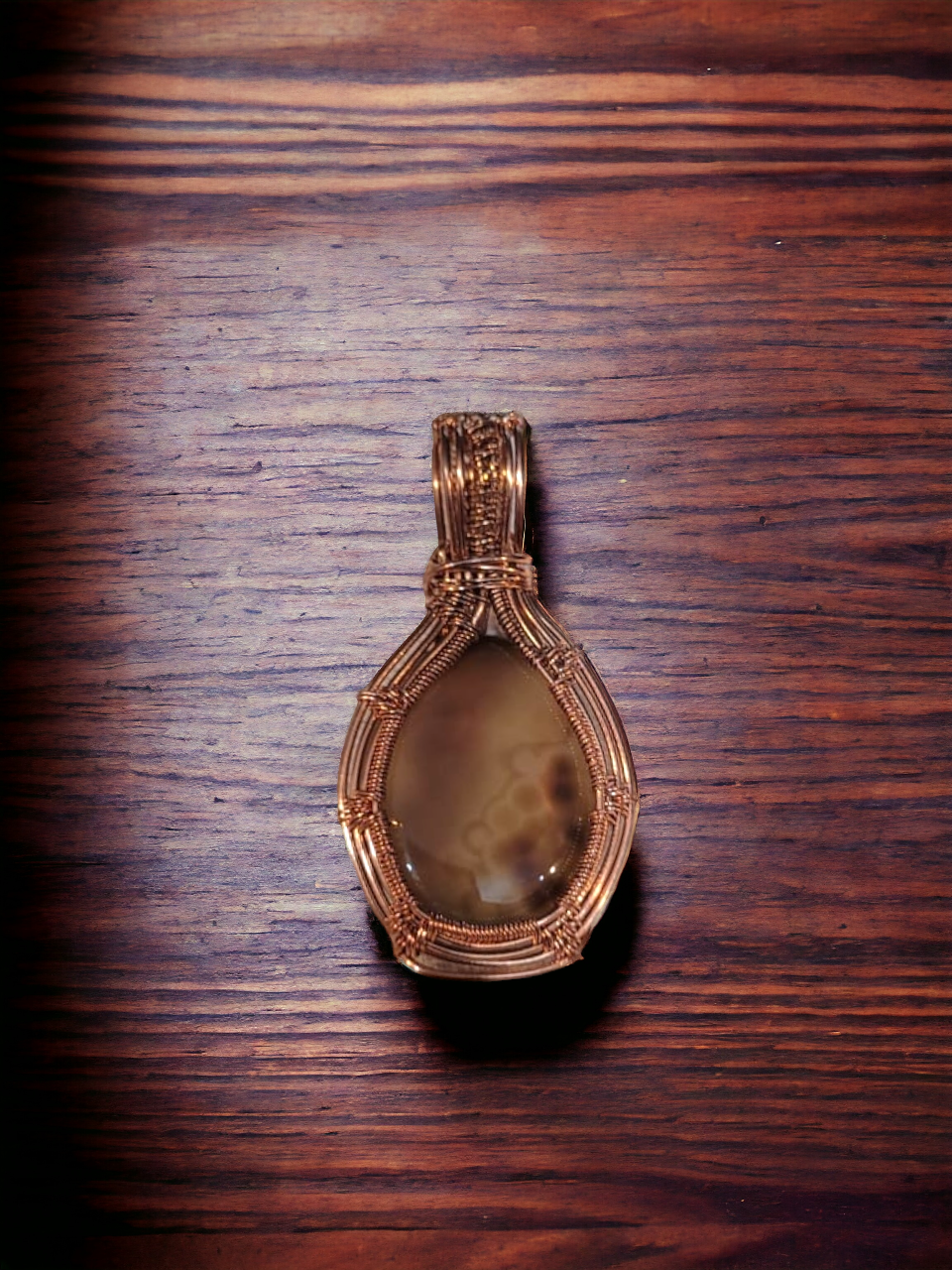 Gemstone Copper pendant