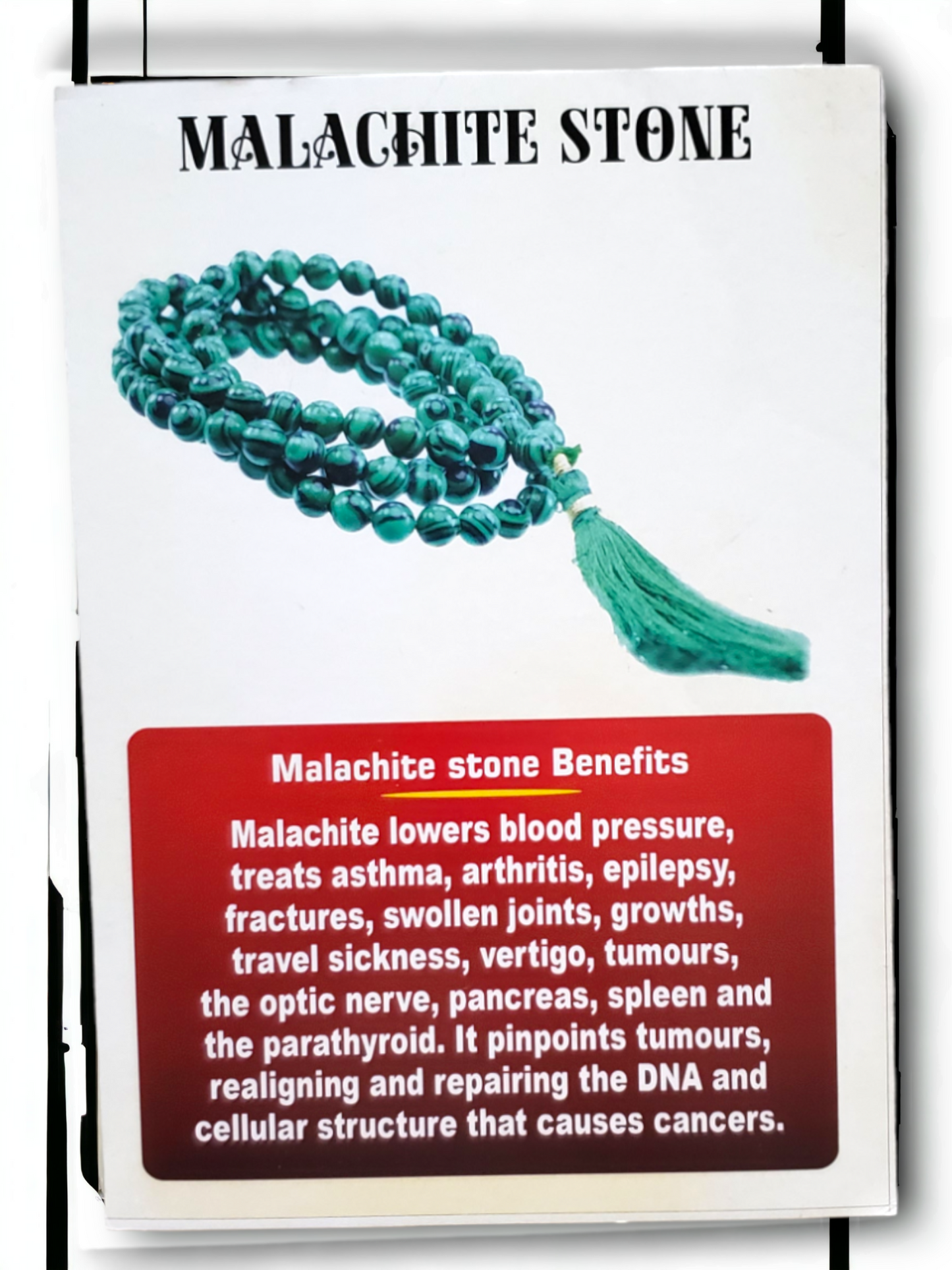 Malachite handmade necklace