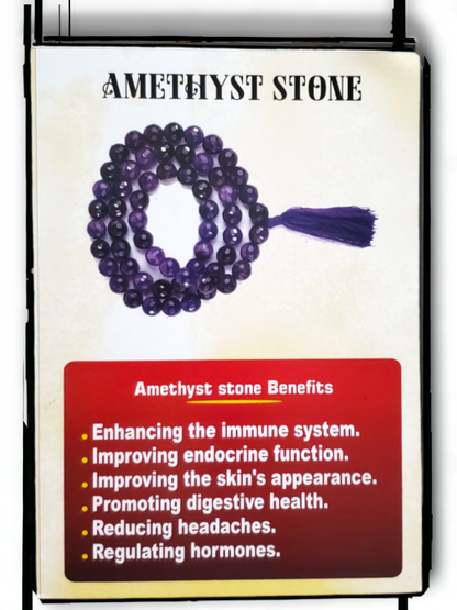 Amethyst Bracelet with amulet