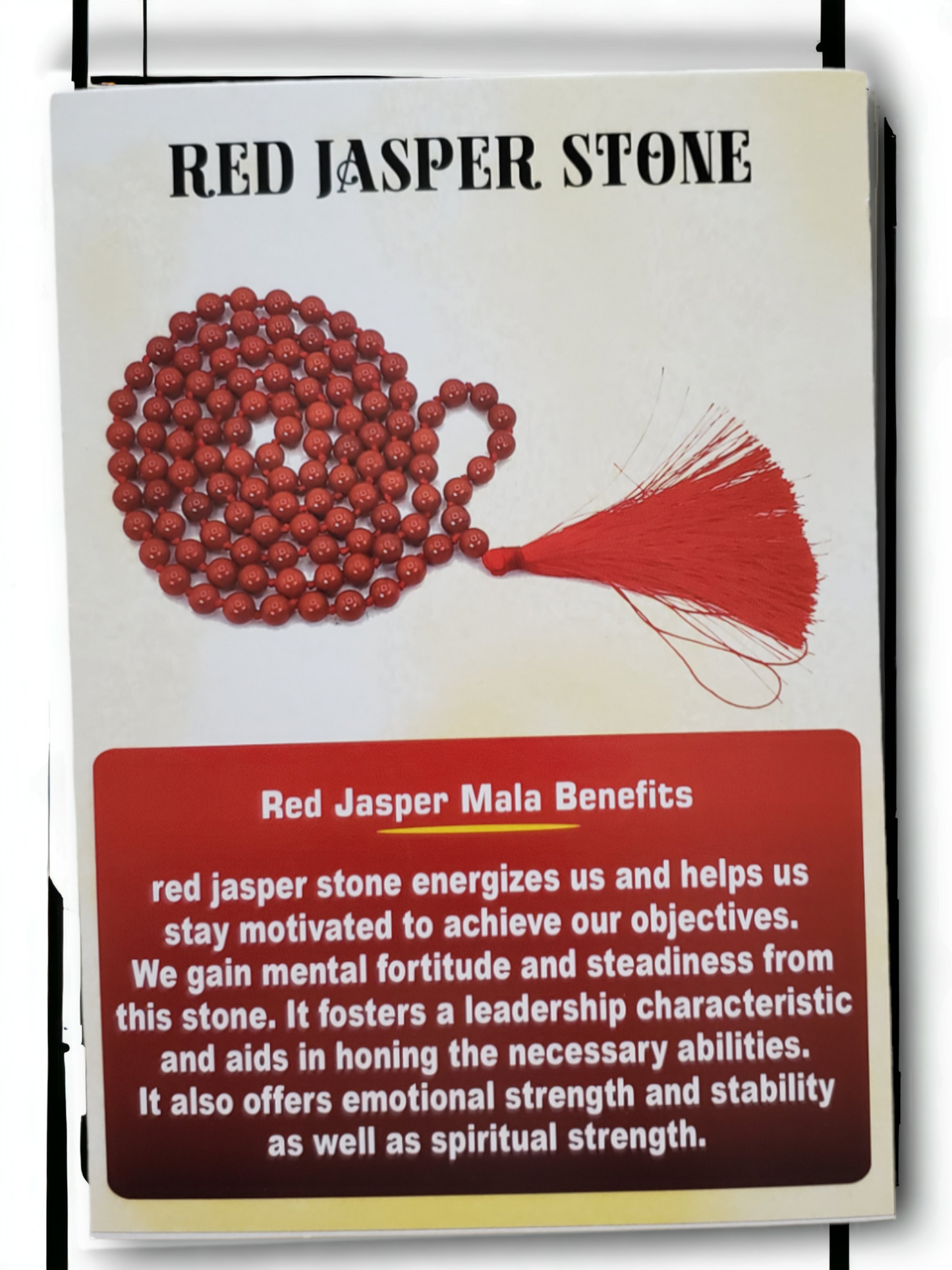 Red Jasper Bracelet with Buddha Amulet