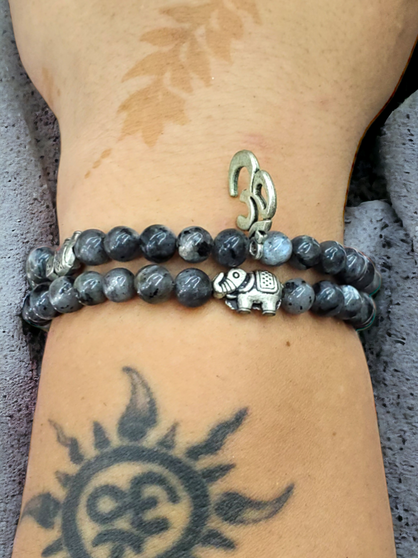 Labradorite Bracelet set