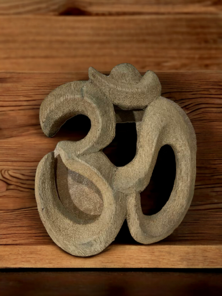 Om Symbol Made from Coconut