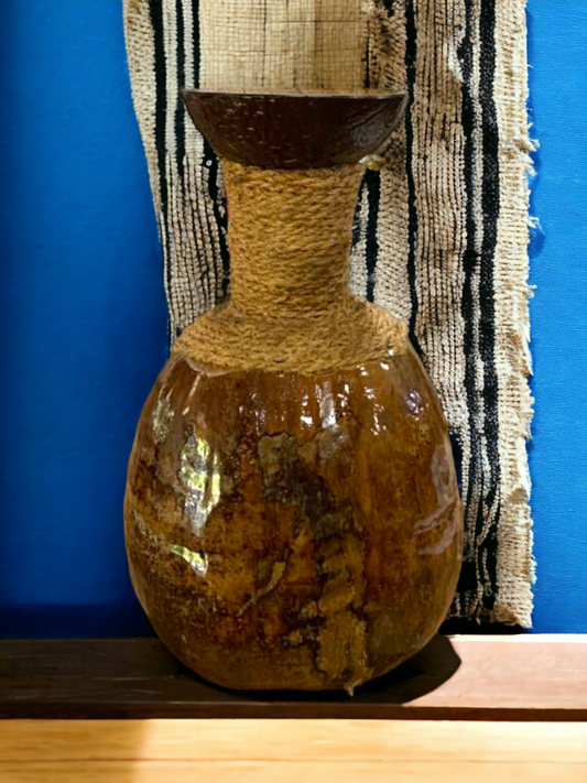 Tall Coconut Vase