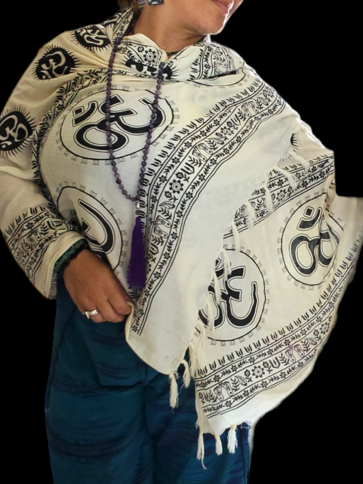 OM Shawl, Throw or Scarf