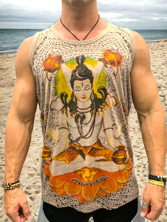 Shiva Meditating sleeveless shirt