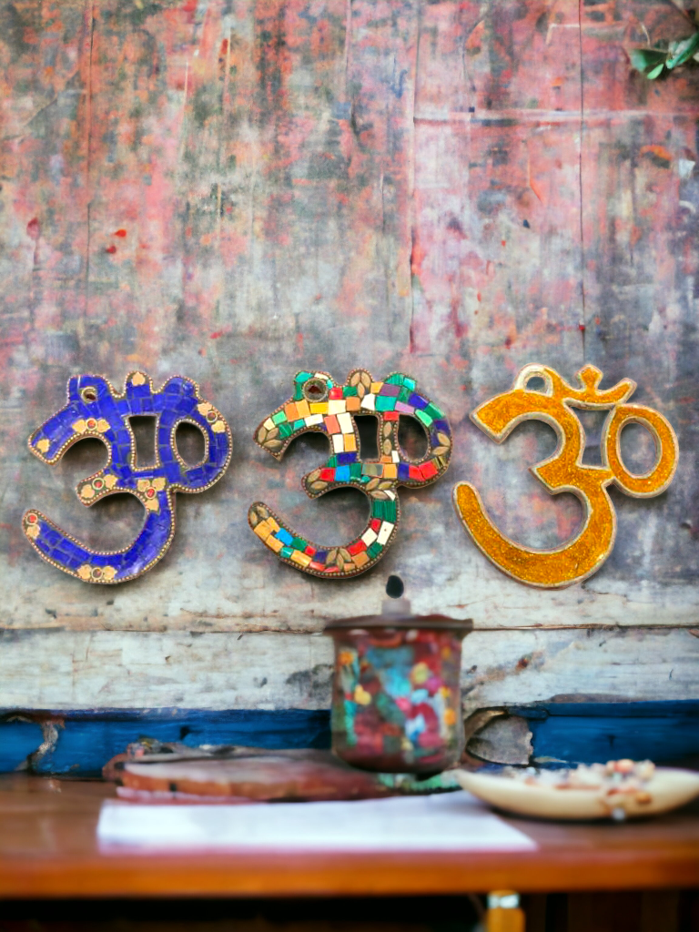 Om Metal Wall Ornaments x 3 colors