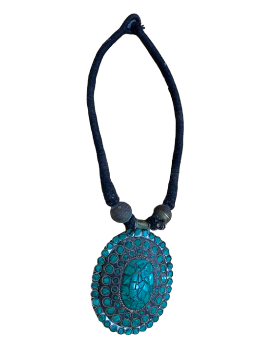 Chunky tribal handmade necklace