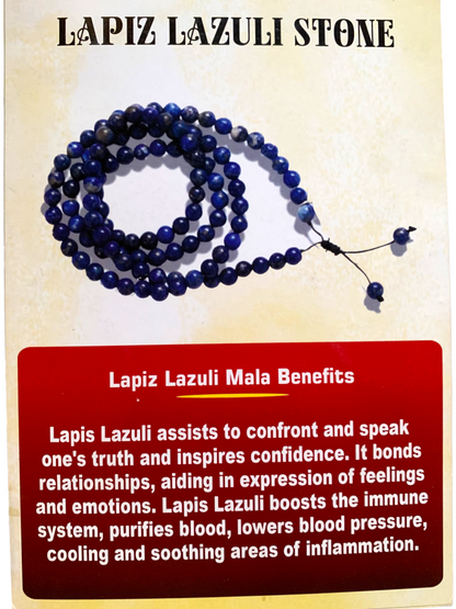 Lapis Lazuli Handmade Necklace double stone