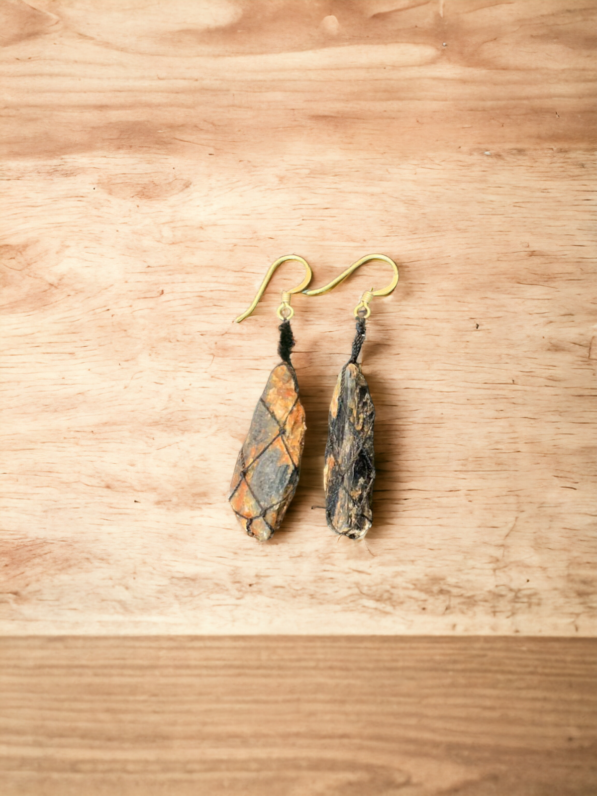 Rough Kyanite Earrings