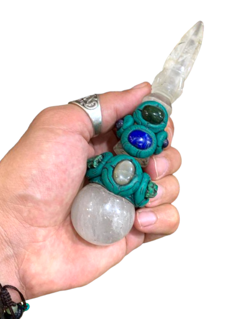 Small Crystal Wands - Fire Water Earth