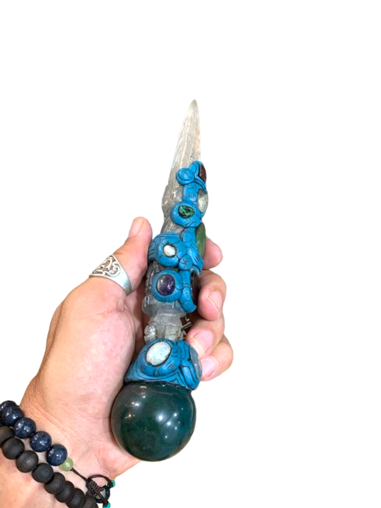 Small Crystal Wands - Fire Water Earth