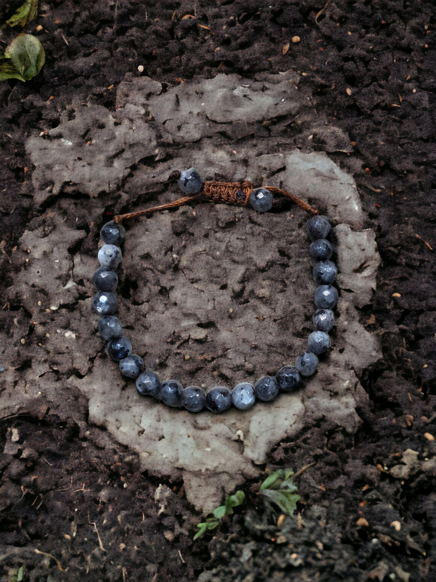 Labradorite bracelet for little wrists