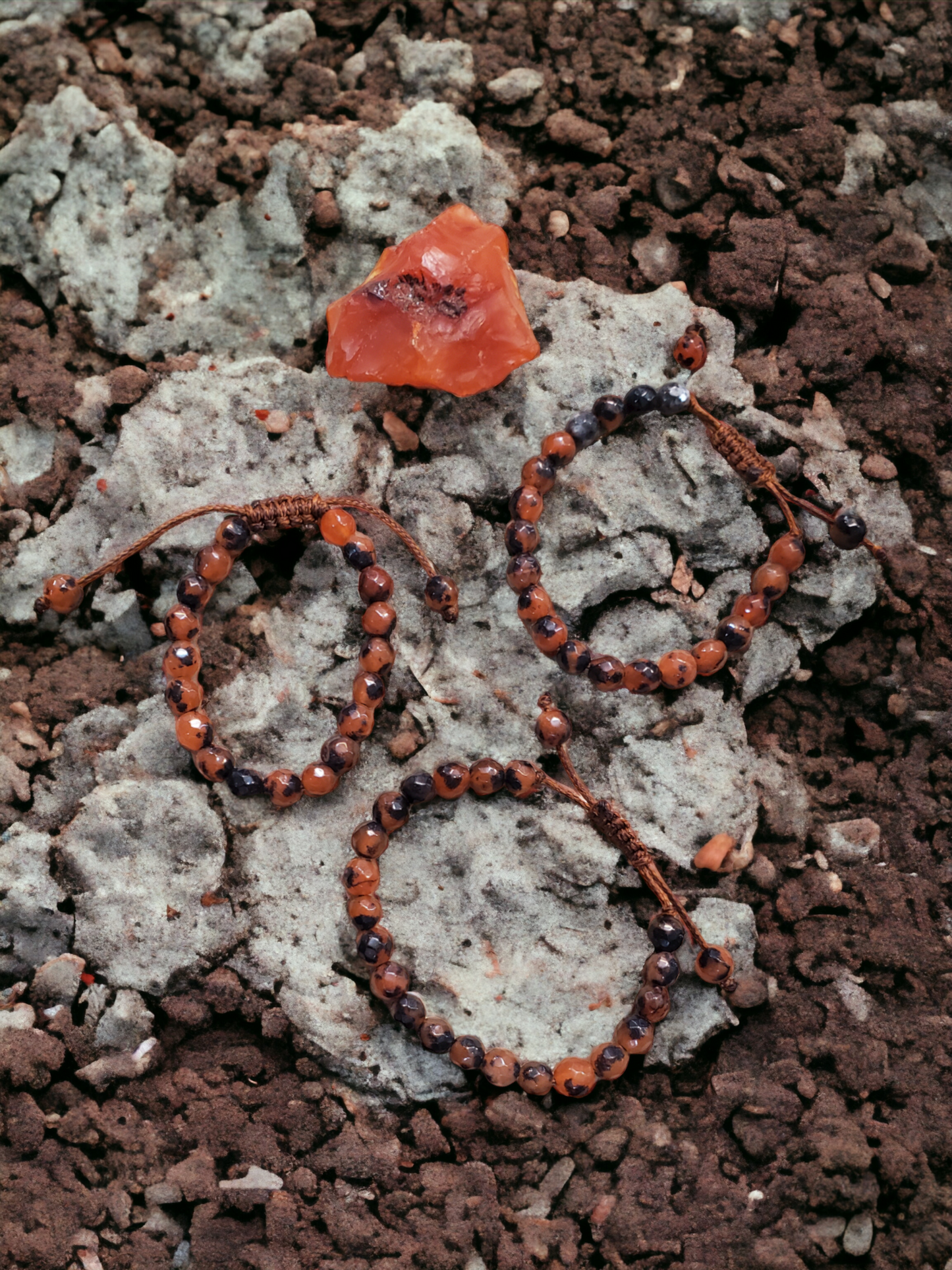 Carnelian bracelet for little wrists