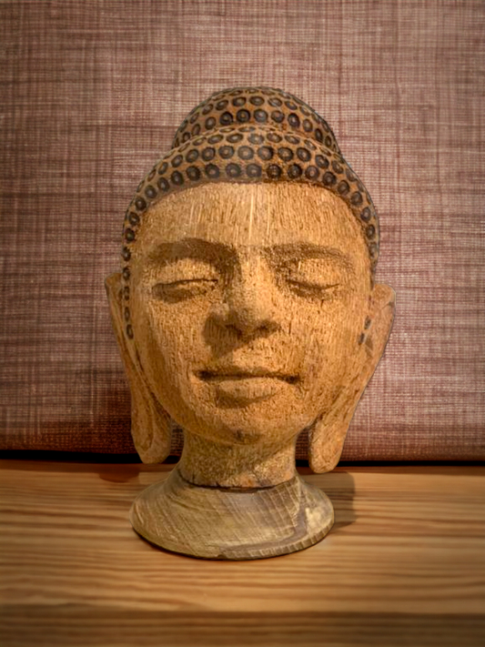 Buddha Head made from Coconut