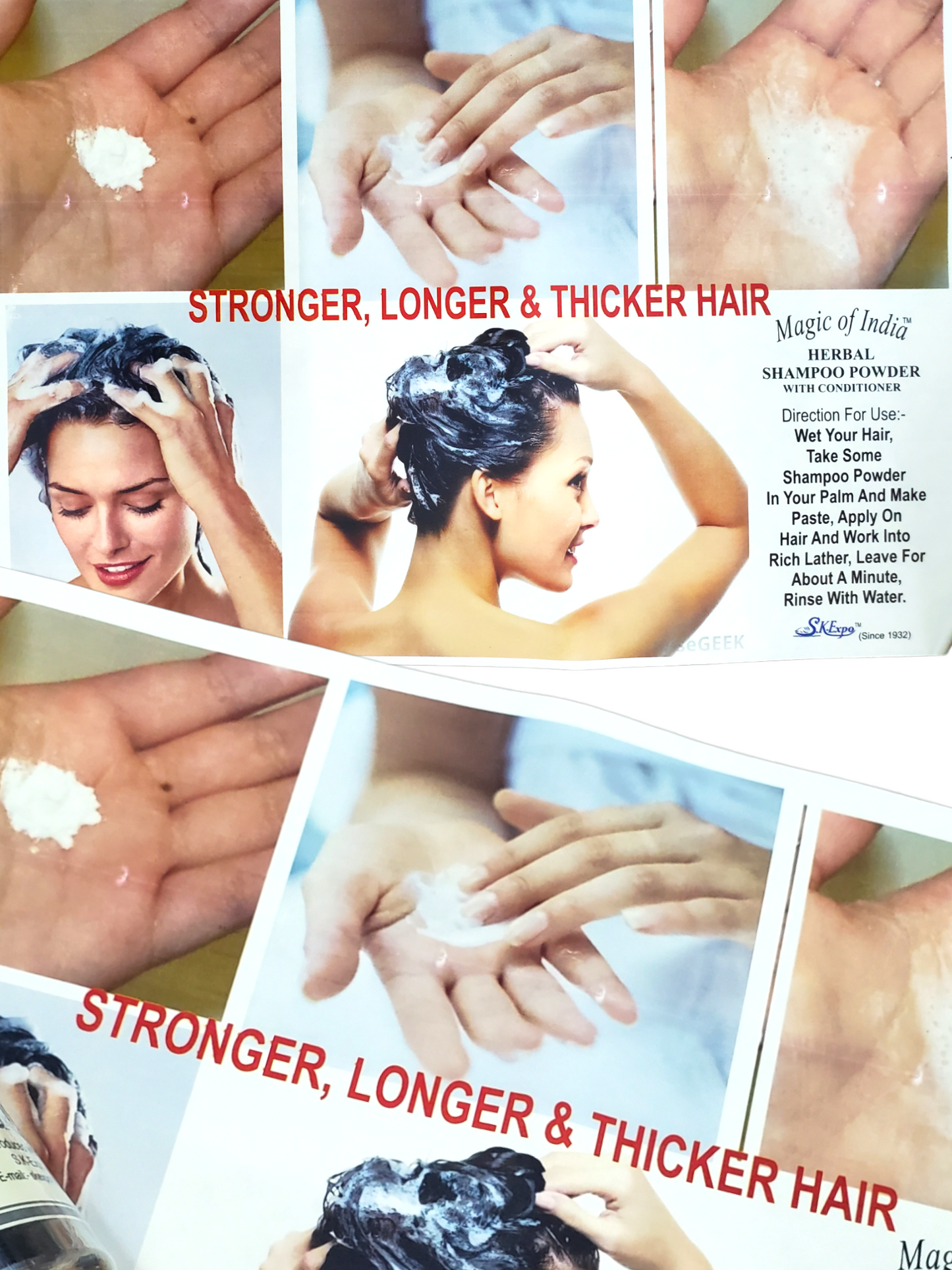 Herbal Shampoo & Conditioner Powder