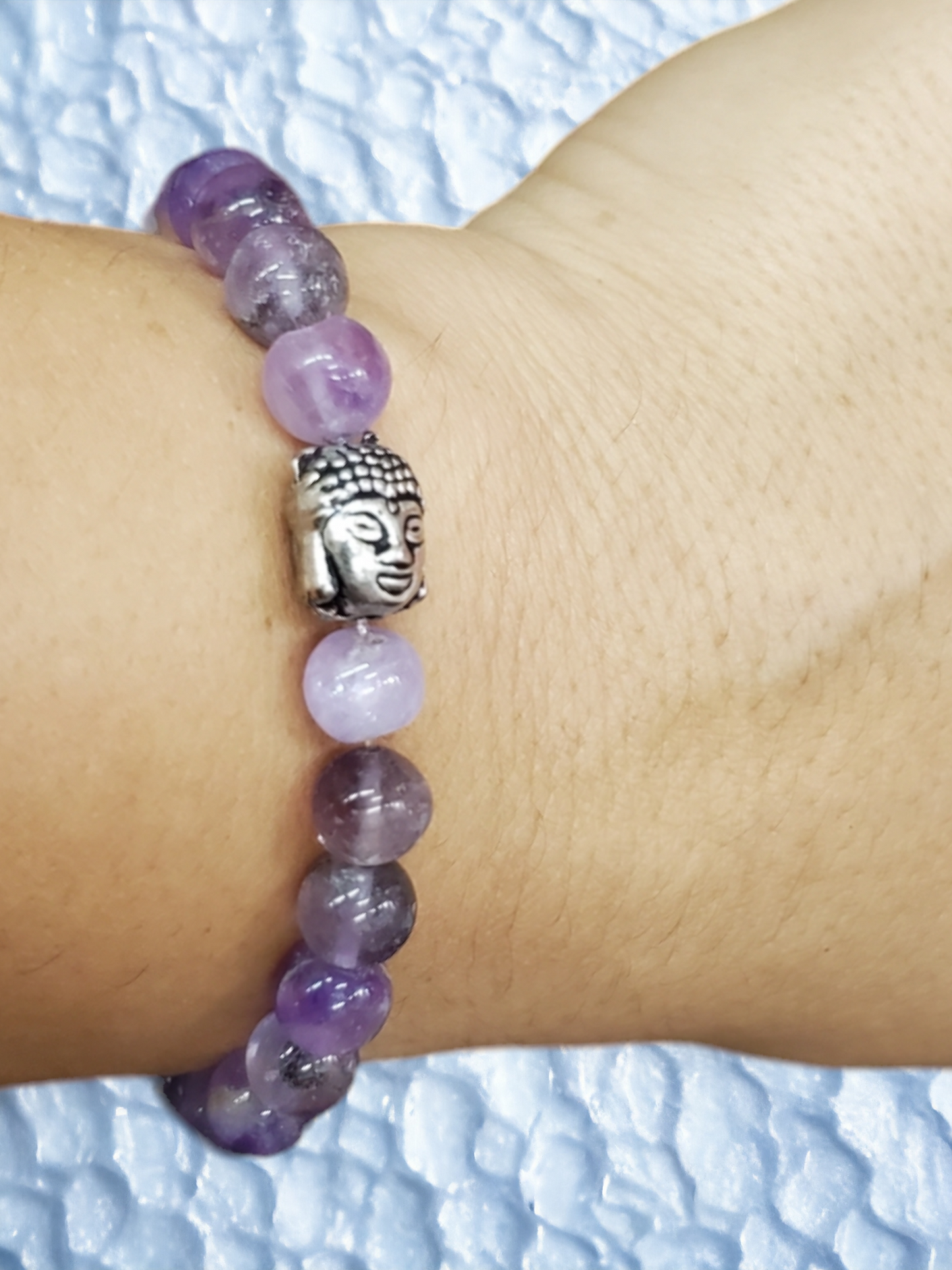 Amethyst Bracelet with amulet