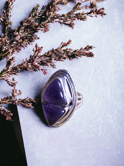 Amethyst Handcrafted Ring