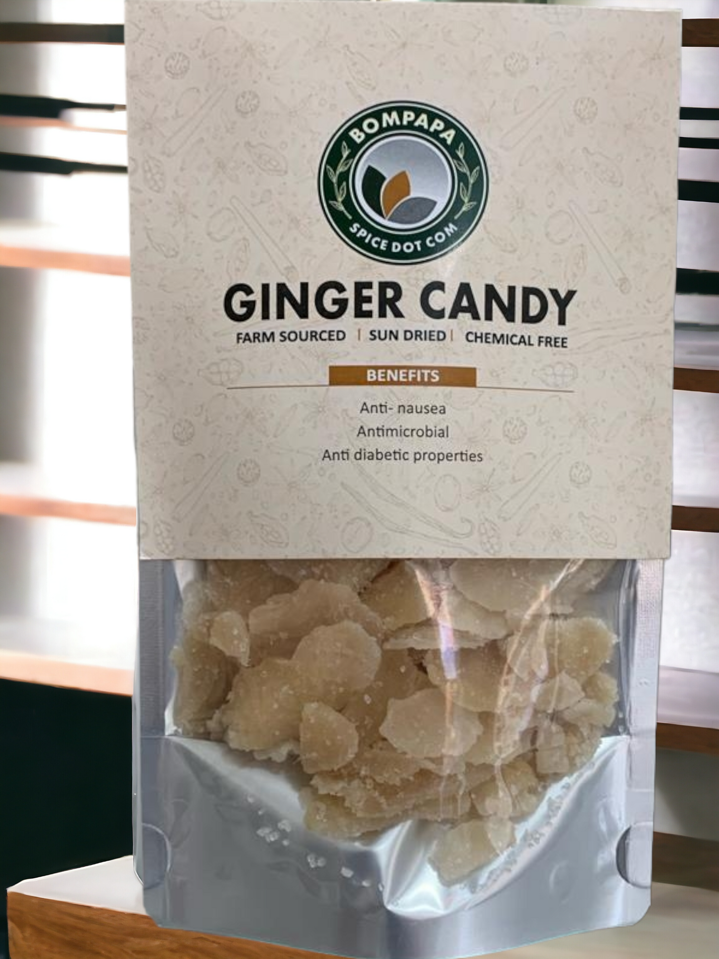 Candy Ginger chemical-free sun dried