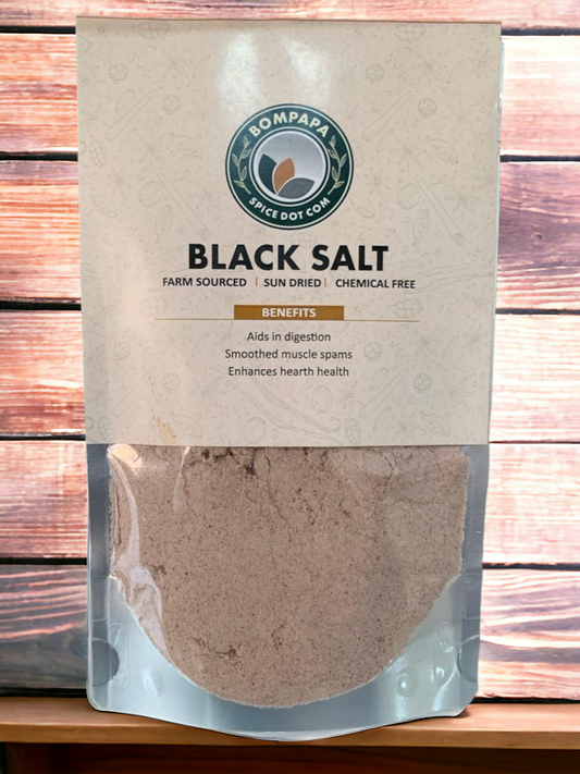 Black salt chemical-free & GMO-free