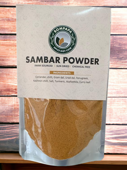 Sambar powder chemical-free & GMO-free