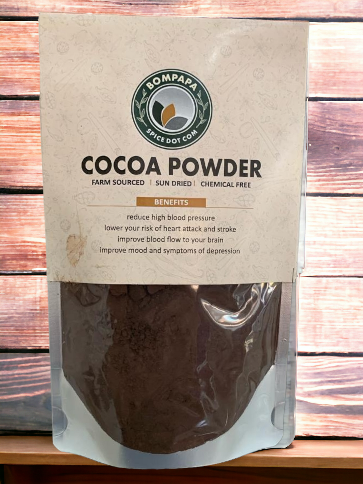 Chocolate tea/powder chemical-free & GMO-free