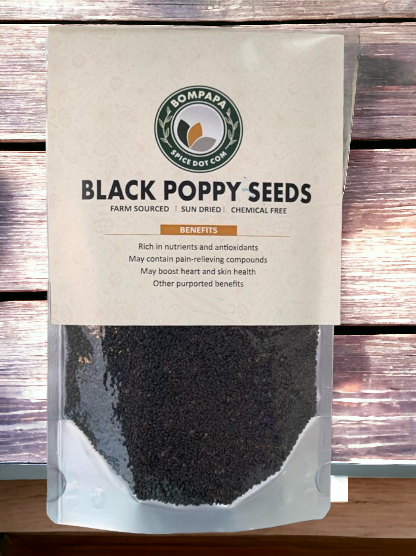 Black Poppy seeds chemical-free & GMO-free