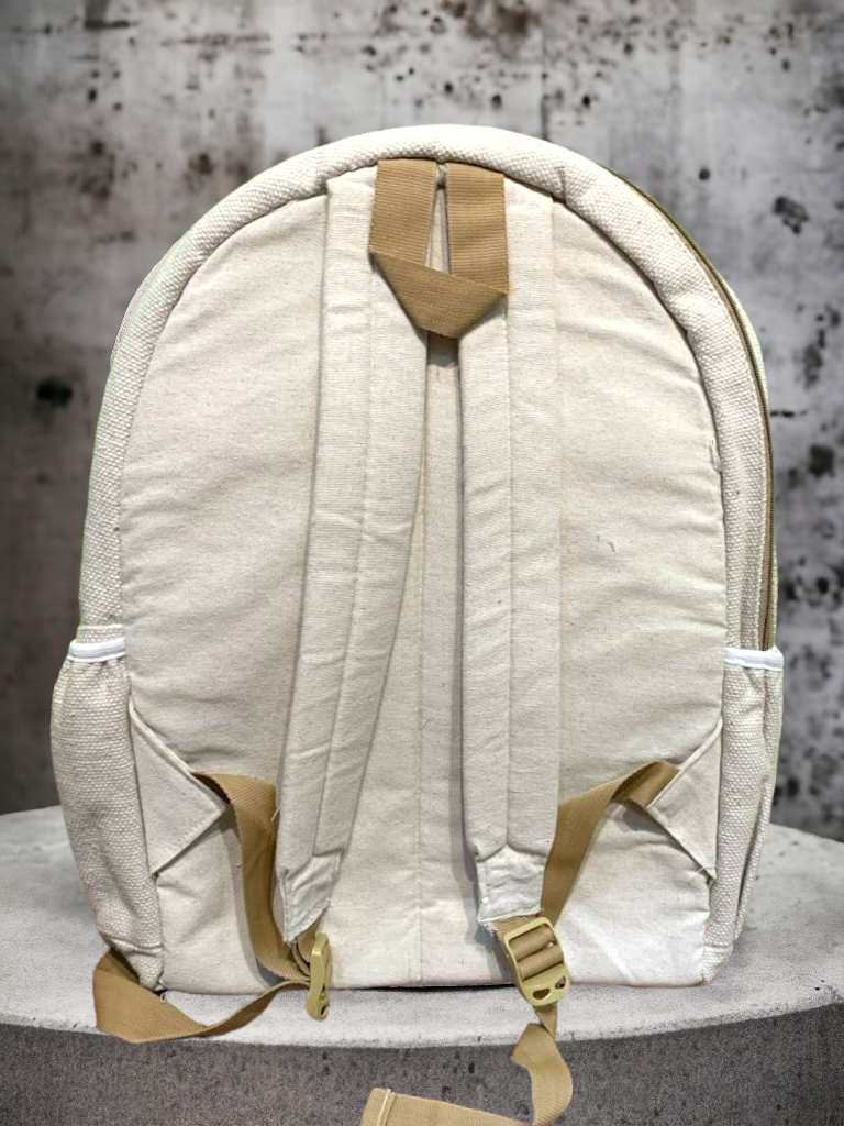 HEMP Back Bag perfect for books, travelling, overnight stays 2 styles