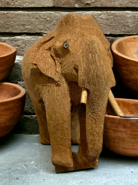 Elephant made from Coconut