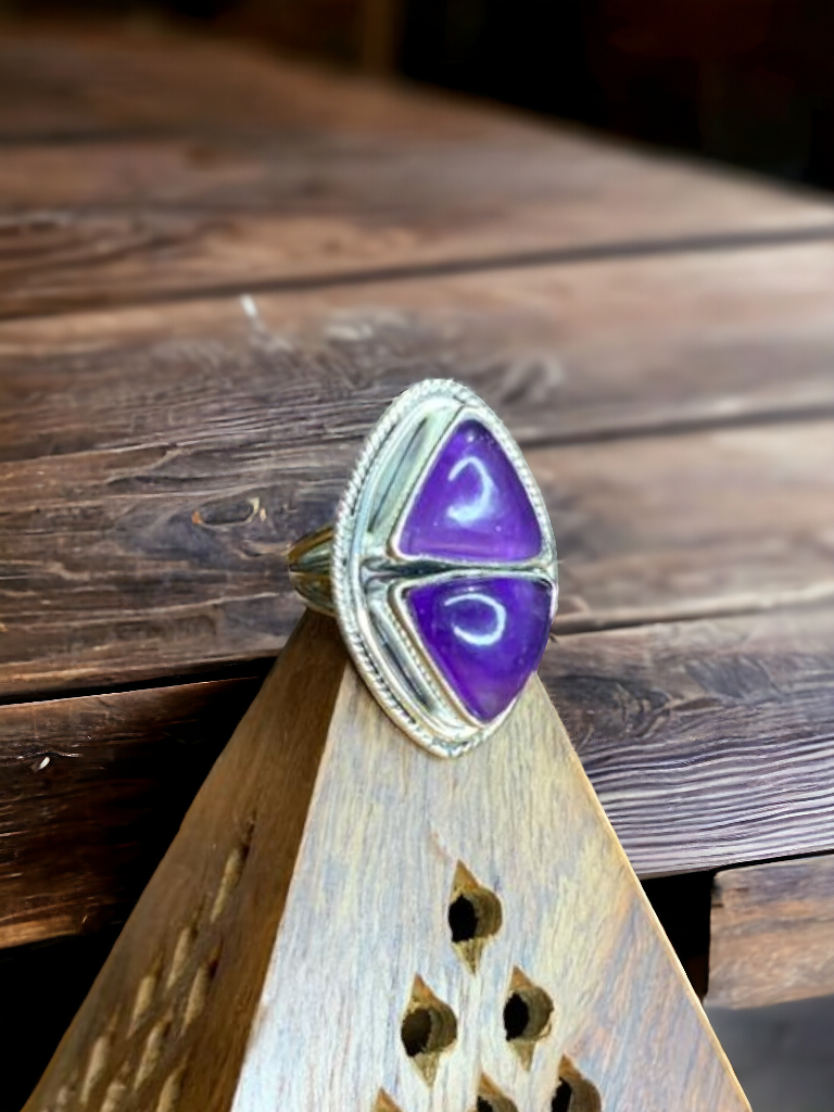 Amethyst Handcrafted Ring