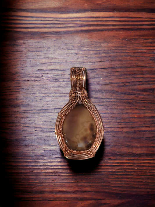 Gemstone Copper pendant