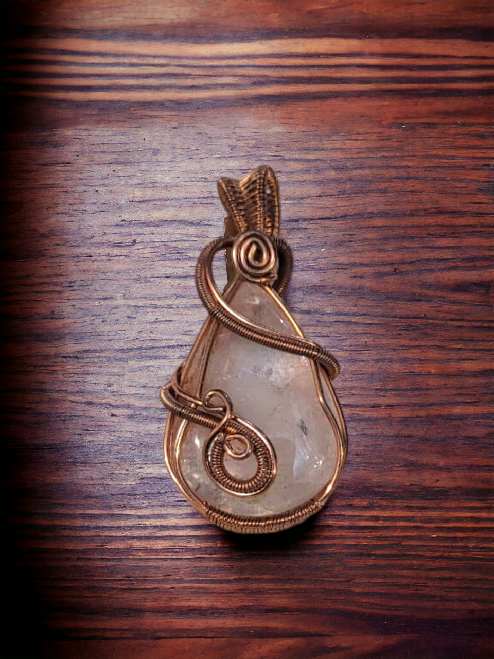 Tibetan quartz Copper pendant