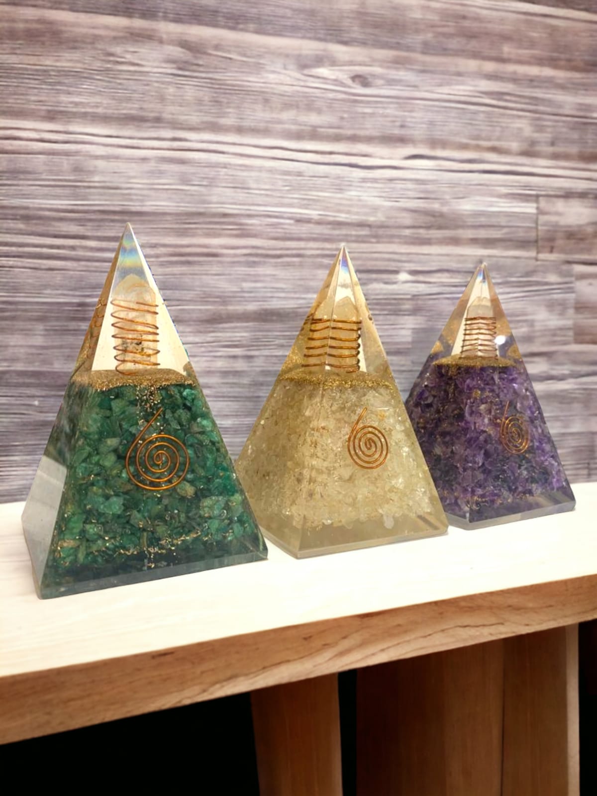 Crystal Pyramids x- large x 3 styles