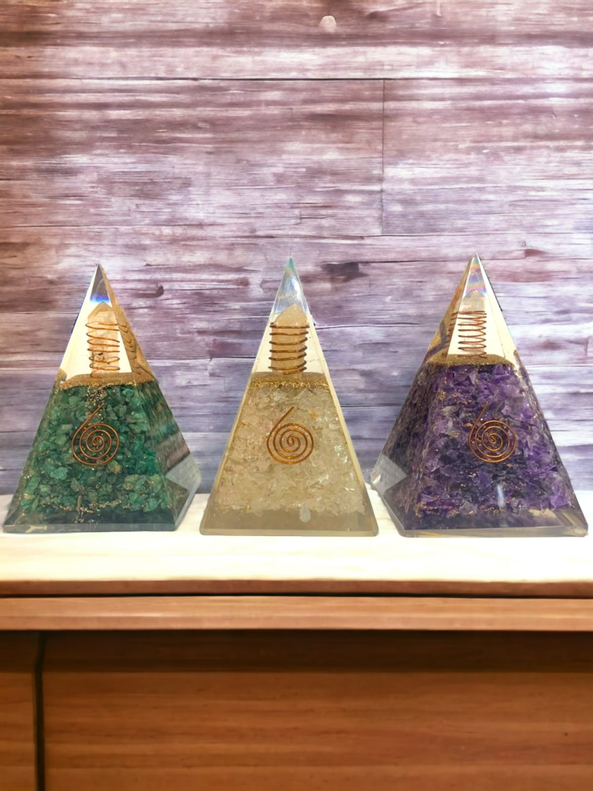 Crystal Pyramids x- large x 3 styles